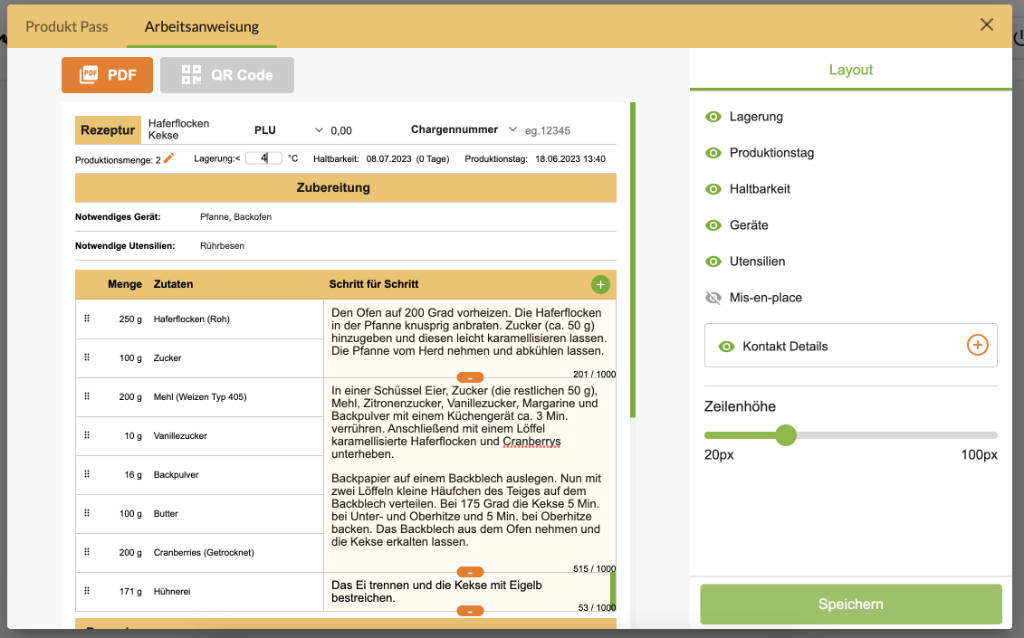 Rezeptrechner PRO Business: Anleitung Rezeptblatt erstellen