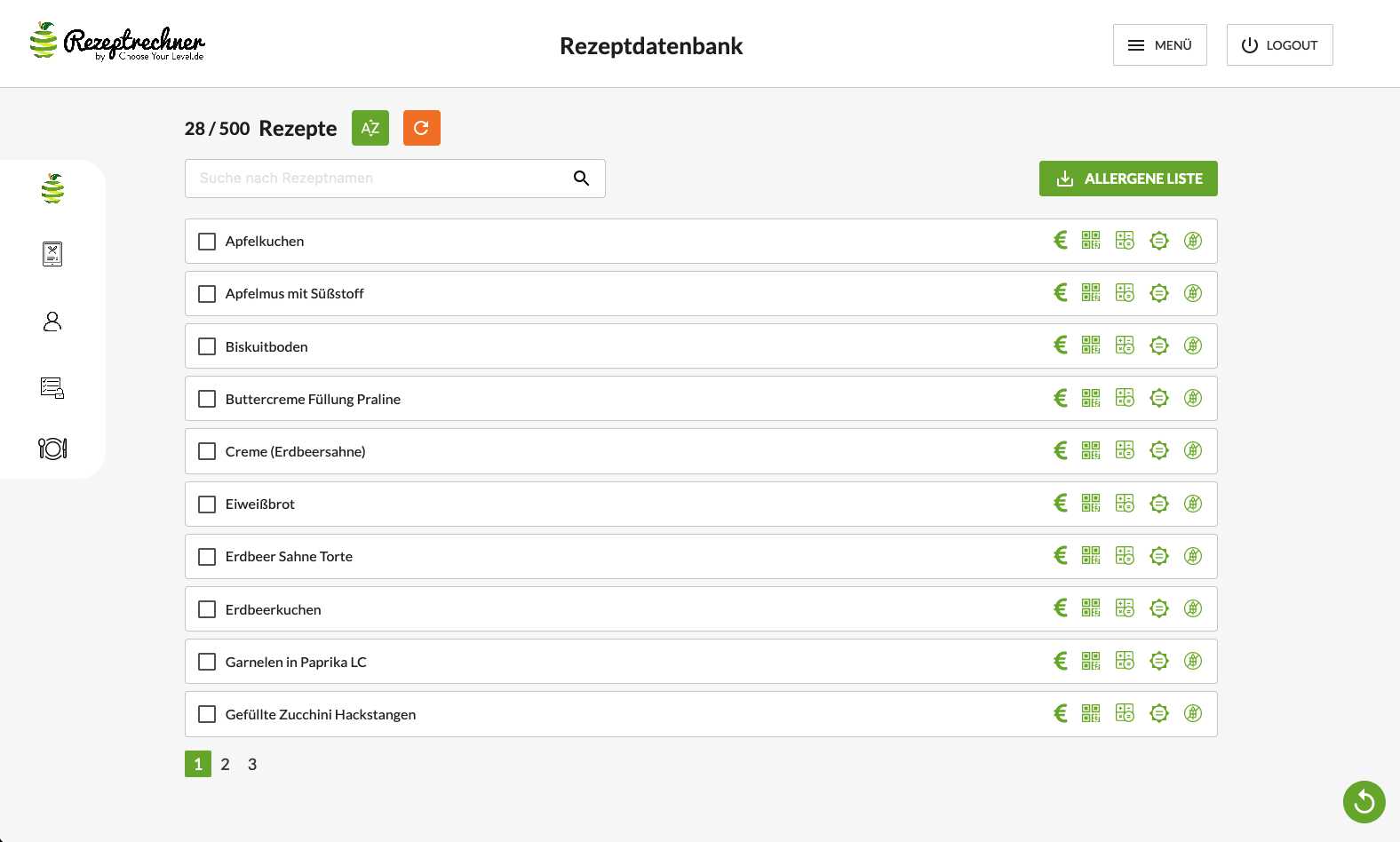 Rezeptverwaltung